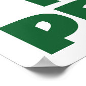 私はリンスをプリンセス黒髪アイリッシュダンスに入れる ポスター (角)