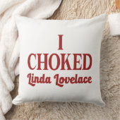 私はリンダ・ロベレスをチョックド クッション (ブランケット)