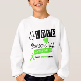 私はリンパ腫で人を愛している Tシャツ