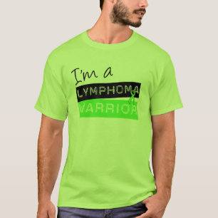 私はリンパ腫の戦士です Tシャツ