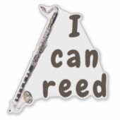 私はリードすることができる:ベースClarinet シール (正面)