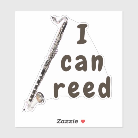私はリードすることができる:ベースClarinet シール (シート)
