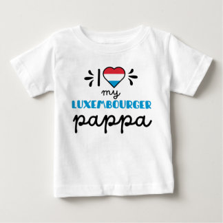 私はルクセンブルガーのパパが可愛くて大好き ベビーTシャツ