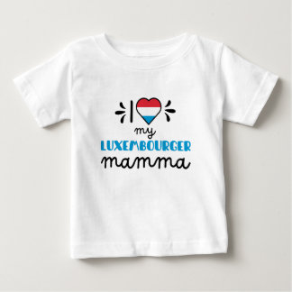 私はルクセンブルクのマンマが可愛い ベビーTシャツ