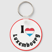 私はルクセンブルクを愛して&ハート – 旅行/スポーツ キーホルダー (正面)
