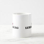 私はルクセンブルクを愛します コーヒーマグカップ (中央)