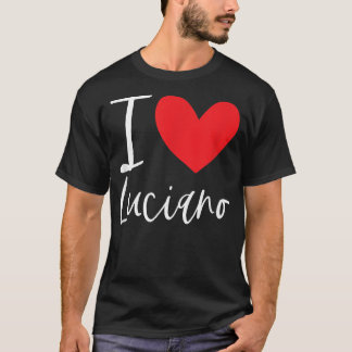 私はルチアーノの名前パーソナライズされた男BFFフライアン大好き Tシャツ