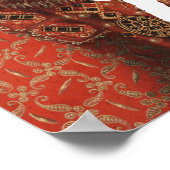 私はルネ生まれサンススの引用文を絵を描行った ポスター (角)