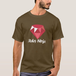 私はルビー色の忍者の赤のワイシャツです Tシャツ