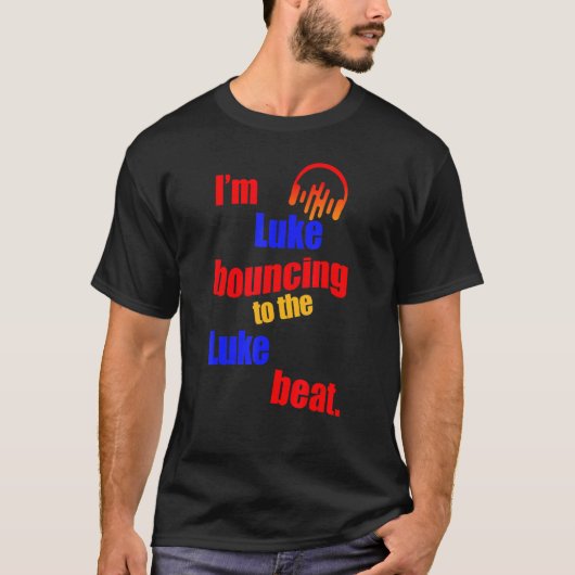 私はルーク・ルークにバウンスしている Tシャツ (正面)