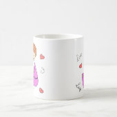 私はルーシーを愛します コーヒーマグカップ (中央)