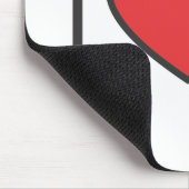 私はルーシーを愛します マウスパッド (コーナー)