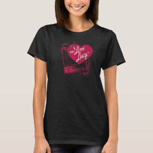 私はルーシー・スプレー絵を描ハート Tシャツ