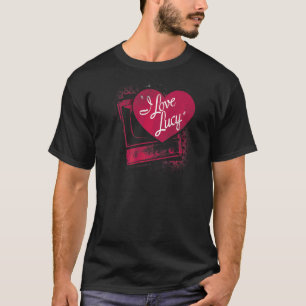 私はルーシー・スプレー絵を描ハート Tシャツ