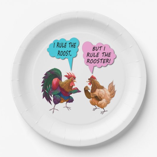 私はルースト紙プレート ペーパープレート (正面)