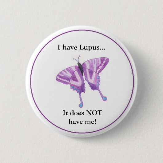 私はループスを経験します…私がない! 缶バッジ (正面)