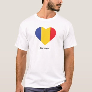 私はルーマニアが大好き Tシャツ