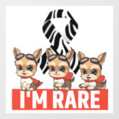 私はレアJJウィンドウステッカーと白BG ウィンドウサイン (シート)