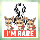 私はレアJJウィンドウステッカーと白BG ウィンドウサイン (シート3)