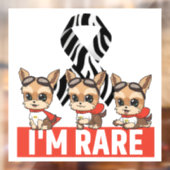 私はレアJJウィンドウステッカーと白BG ウィンドウサイン (シート2)