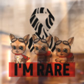 私はレアJJウィンドウステッカーブラックレタリング ウィンドウサイン (シート2)