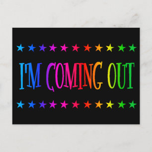 私はレイ来ンボーNCOD LGBTはっきりしたを使って ポストカード