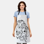 私はレオだ エプロン (着用した状態)