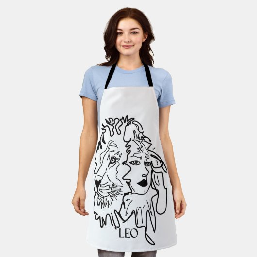 私はレオだ エプロン (着用した状態)