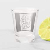 私はレオだ ショットグラス (裏面)