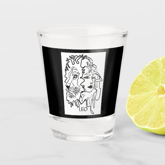 私はレオだ ショットグラス (正面)