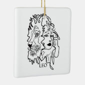 私はレオだ セラミックオーナメント (右)