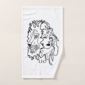 私はレオだ ハンドタオル (ハンドタオル)