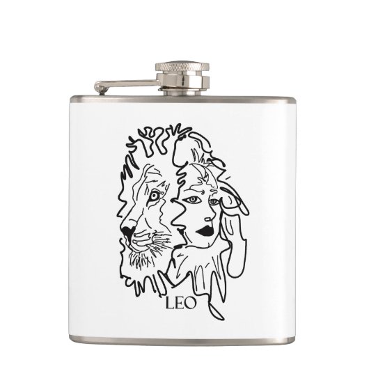 私はレオだ フラスク (正面)