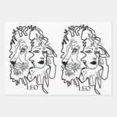 私はレオだ ラッピングペーパーシート (正面2)