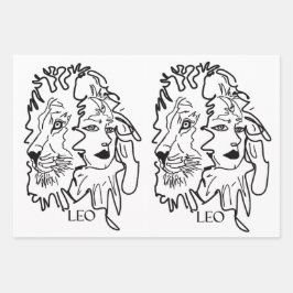 私はレオだ ラッピングペーパーシート