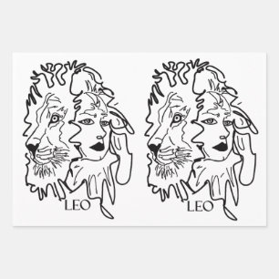 私はレオだ ラッピングペーパーシート