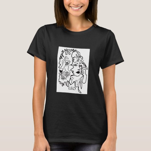 私はレオだ Tシャツ (正面)