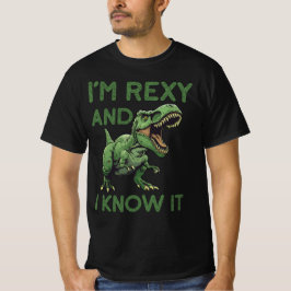 私はレクシーで知っていおもしろいる Tシャツ