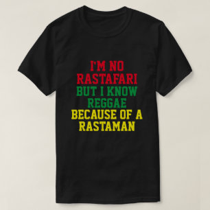私はレゲエTシャツを知っている Tシャツ