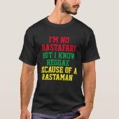 私はレゲエTシャツを知っている Tシャツ (正面)