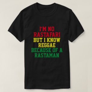 私はレゲエTシャツを知っている Tシャツ