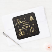 私はレシートの保クリスマスの恵みTaを心配しない スクエアシール (封筒)