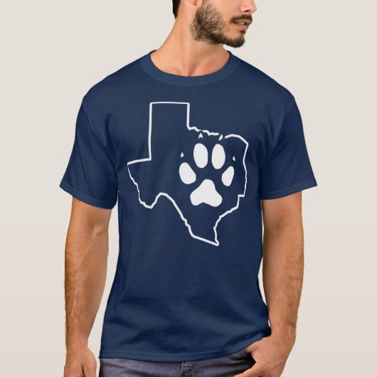 私はレスキュー犬テキサス州レスキュー犬のパパ母 Tシャツ (正面)