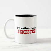 私はレスターにむしろいます ツートーンマグカップ (左)