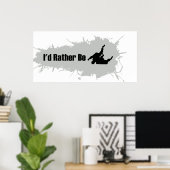 私はレスリング ポスター (ホームオフィス)