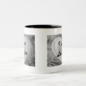 私はレズビアンを愛します ツートーンマグカップ (中央)