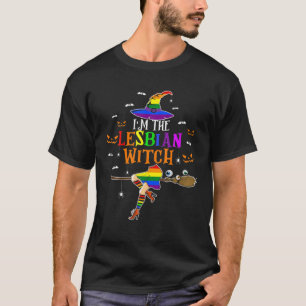 私はレズビアン魔女レズおもしろいビアンLGBTQハ Tシャツ