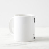 私はレタスを愛します コーヒーマグカップ (正面左)