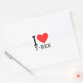私はレックスが大好き スクエアシール (封筒)