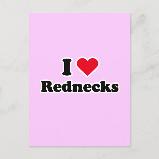 私はレッドネック ポストカード (正面)